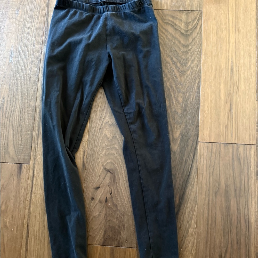 Cat & Jack Girls Black Basic Leggings - Size L (10/12)
